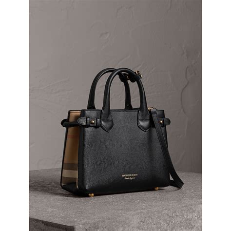 Burberry Small Banner Leather Tote